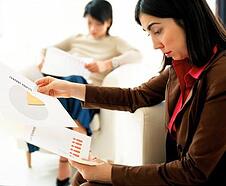Discussing financials with employees