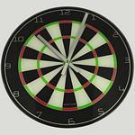 Dart Board Clock