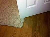 Cutt down door for carpet