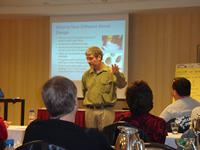Shawn McCadden presents to attendees