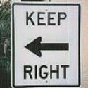 keep right wr