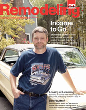 Shawn on cover of Remodeling magazine