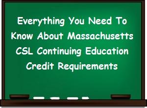 Information about renewing a Mass CSL