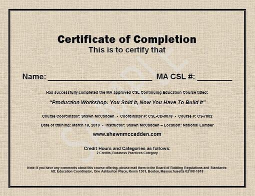 certification of completion sample certification of completion sample