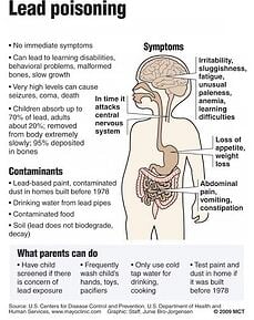 Lead poisoning effects on children