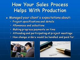 Remodeling sales process